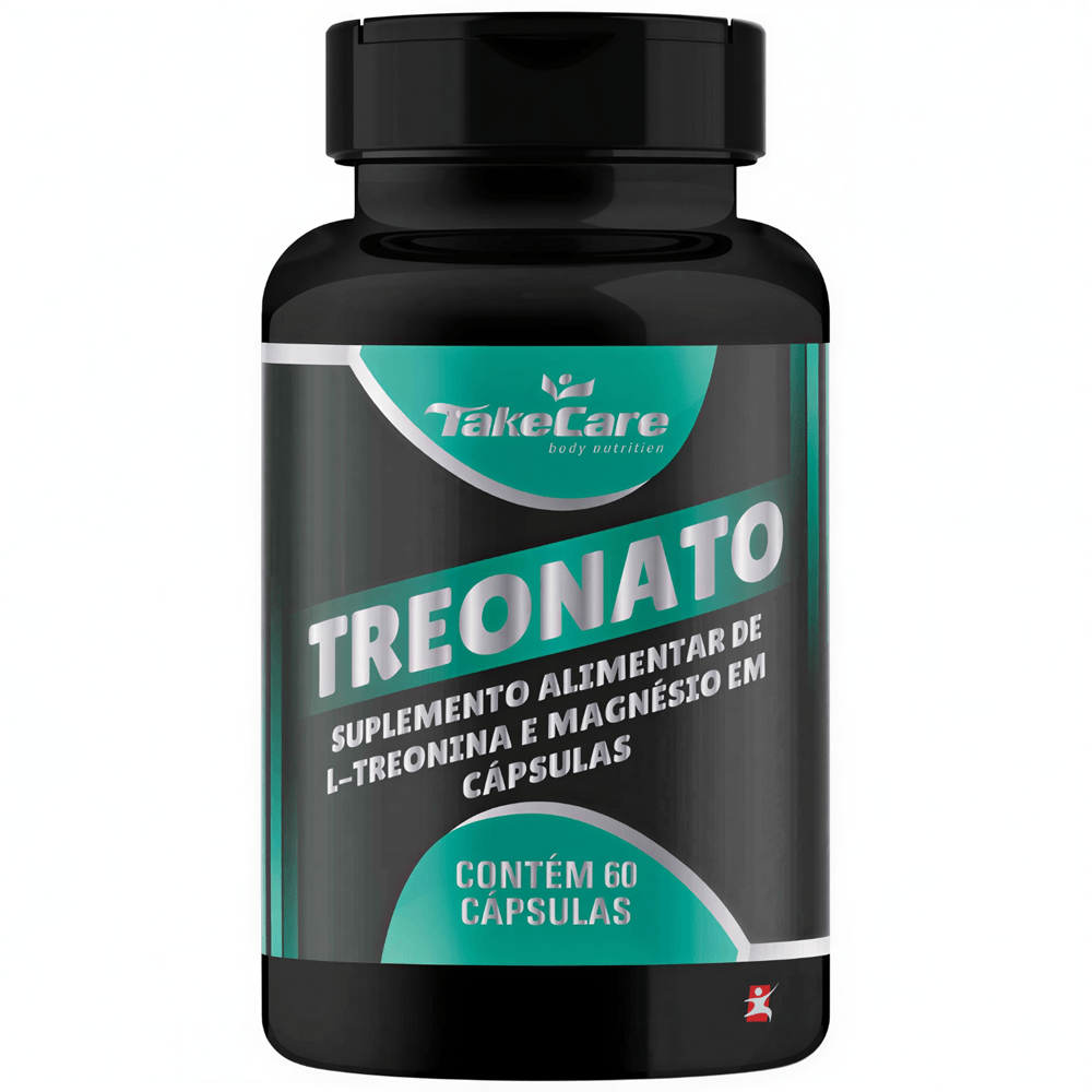 Treonato Com L-treonina E Magnésio Take Care 60 Cápsulas