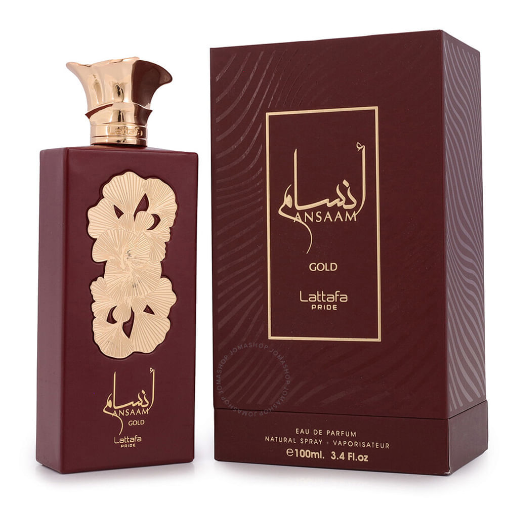 Perfume Árabe Feminino Ansaam Gold Eau de Parfum Lattafa 100ml