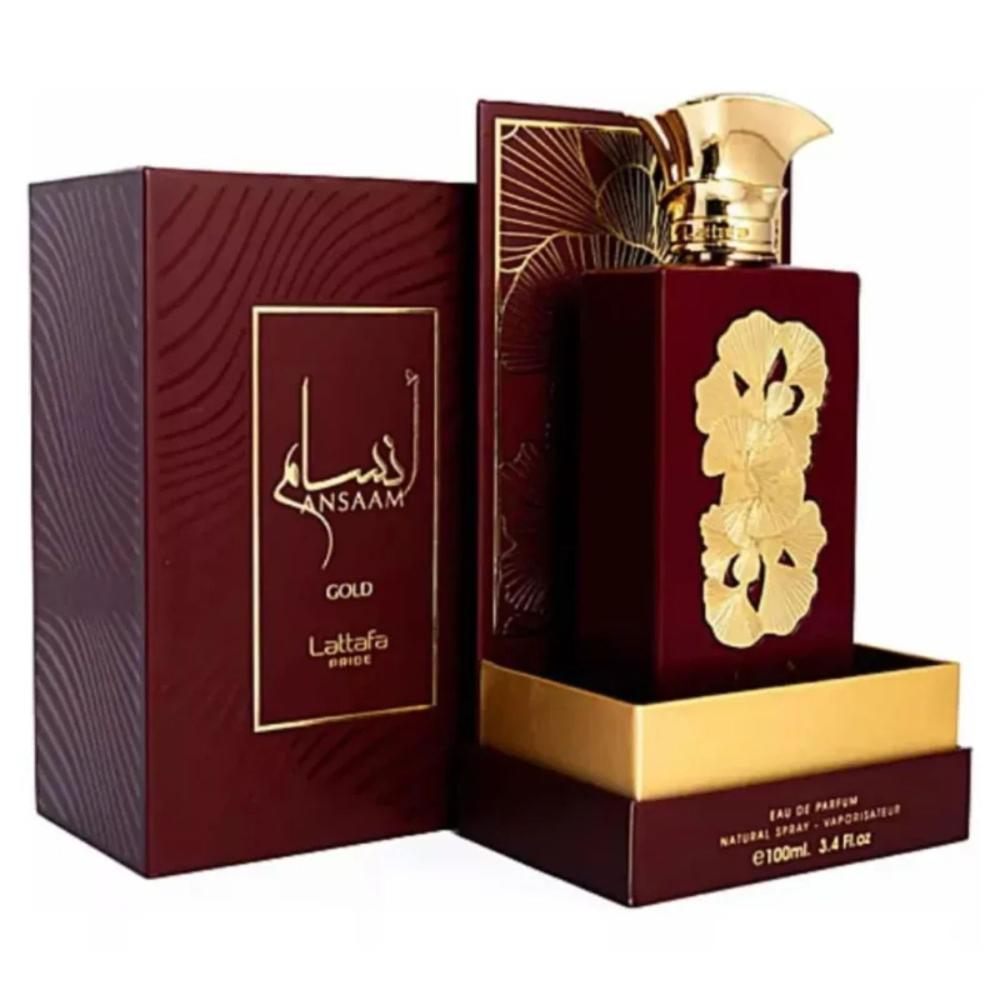 Perfume Árabe Feminino Ansaam Gold Eau de Parfum Lattafa 100ml