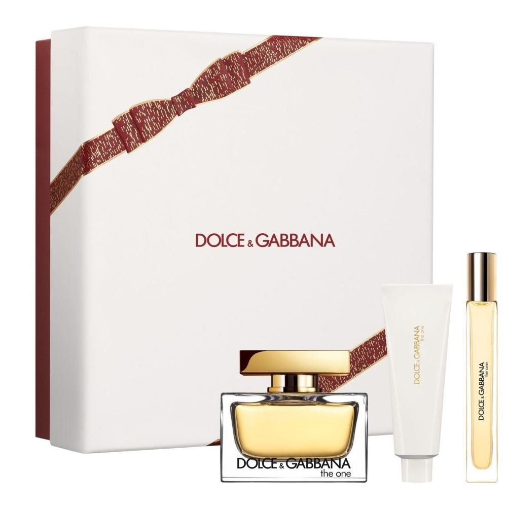 Kit Perfume Feminino The One Eau De Parfum 75ml + Body Lotion 50ml + Travel Siza 10ml Dolce & Gabbana