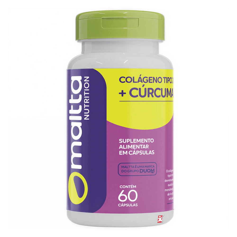 Colágeno Tipo 2 + Cúrcuma Maltta Nutrition 60 Cápsulas