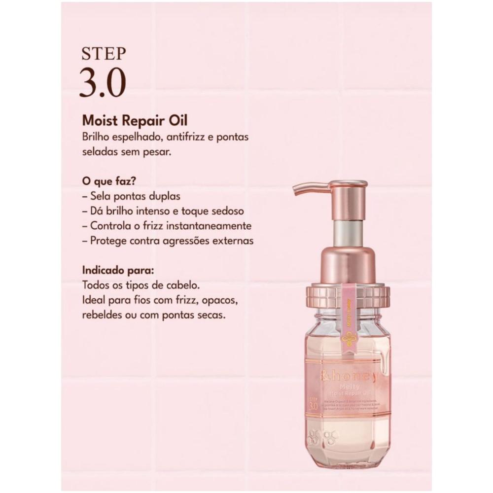 Óleo Capilar Melty Moist Repair Oil Honey 100ml