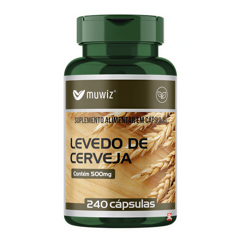 Levedo De Cerveja Muwiz 240 Cápsulas