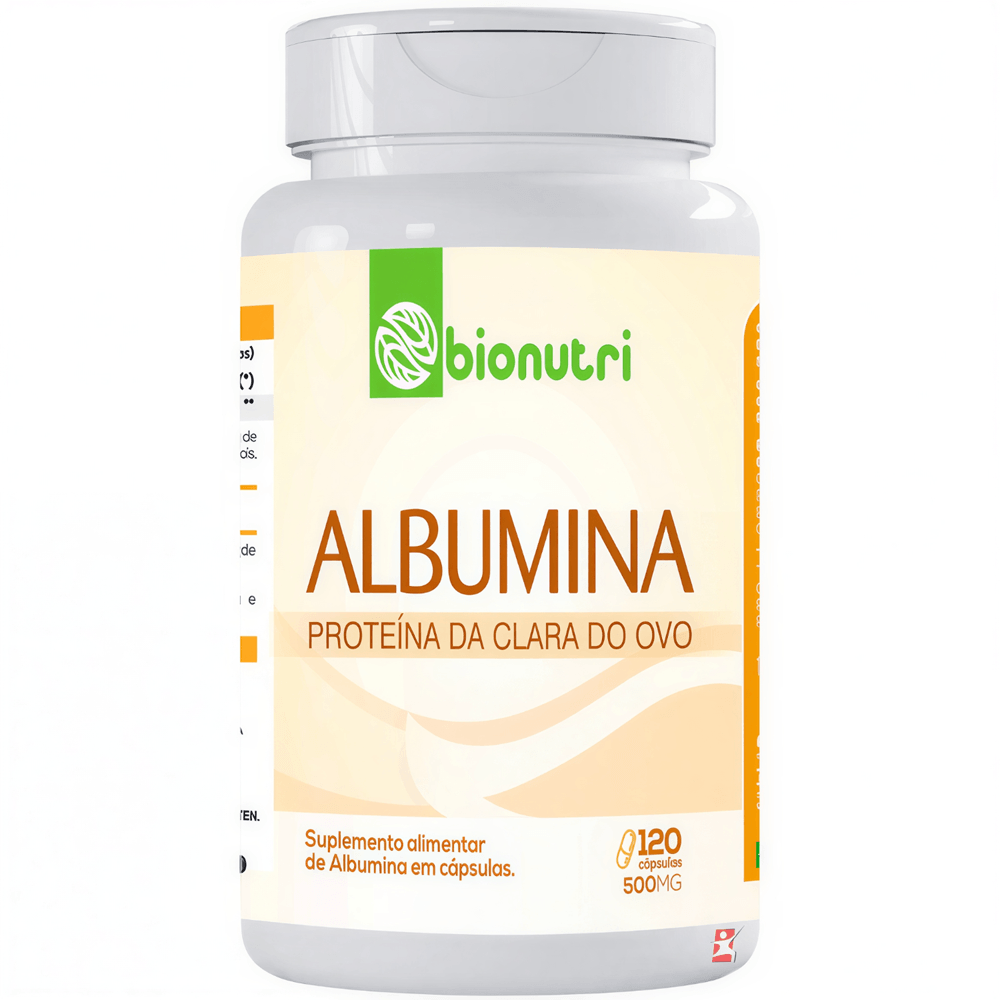 Albumina Proteina Da Clara Do Ovo Bionutri 120 Cápsulas