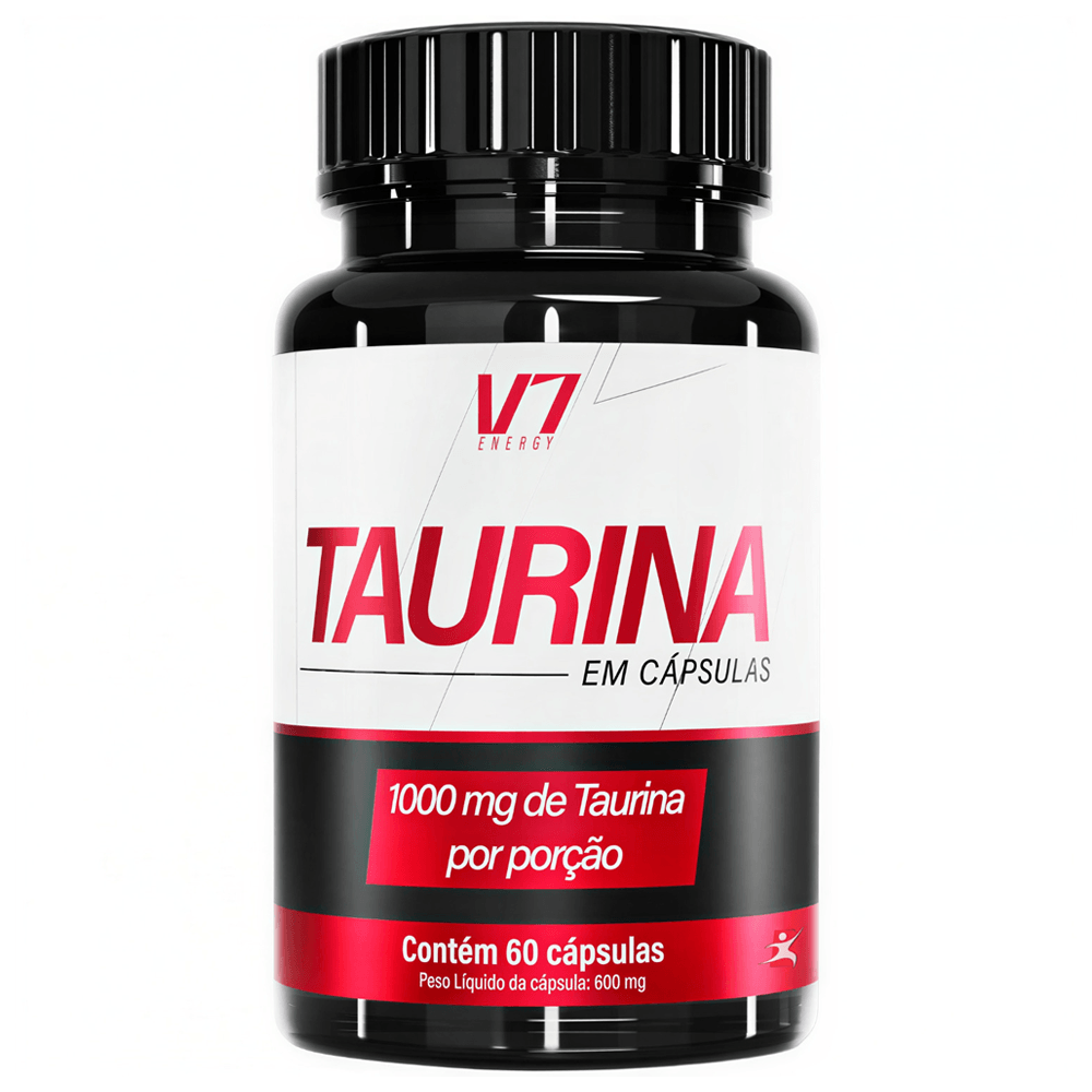 Taurina V7 Energy 1000mg 60 Cápsulas