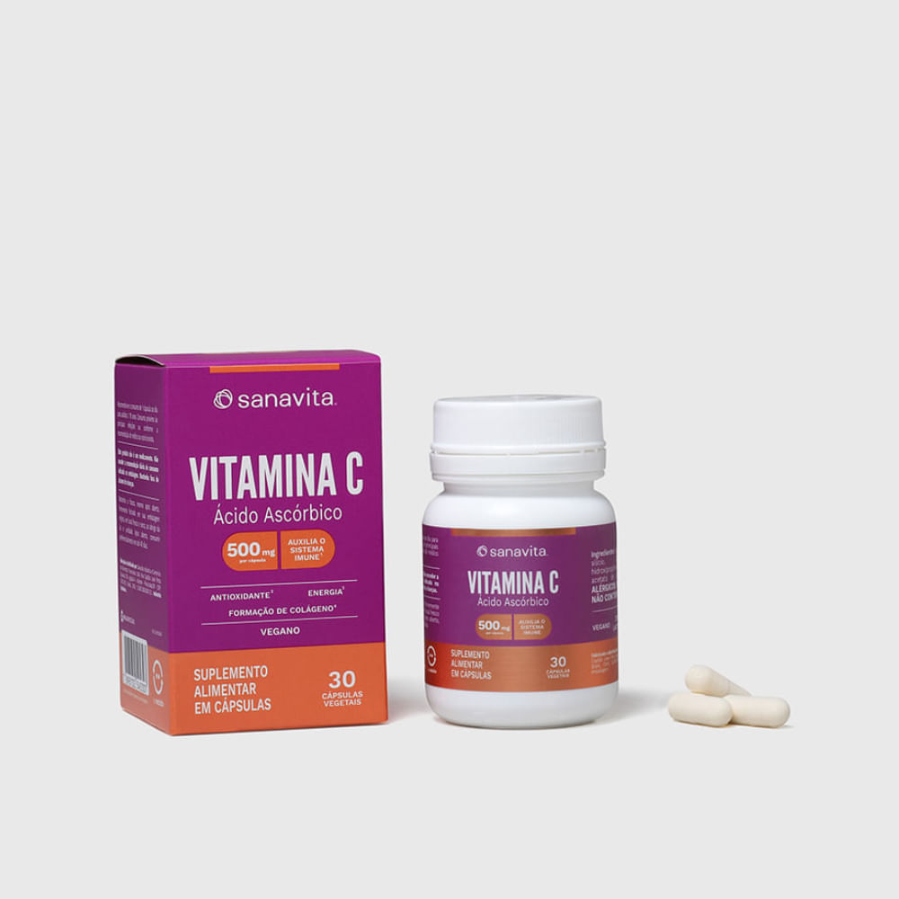 Suplemento Nutricional Vitamina C 30 Cápsulas