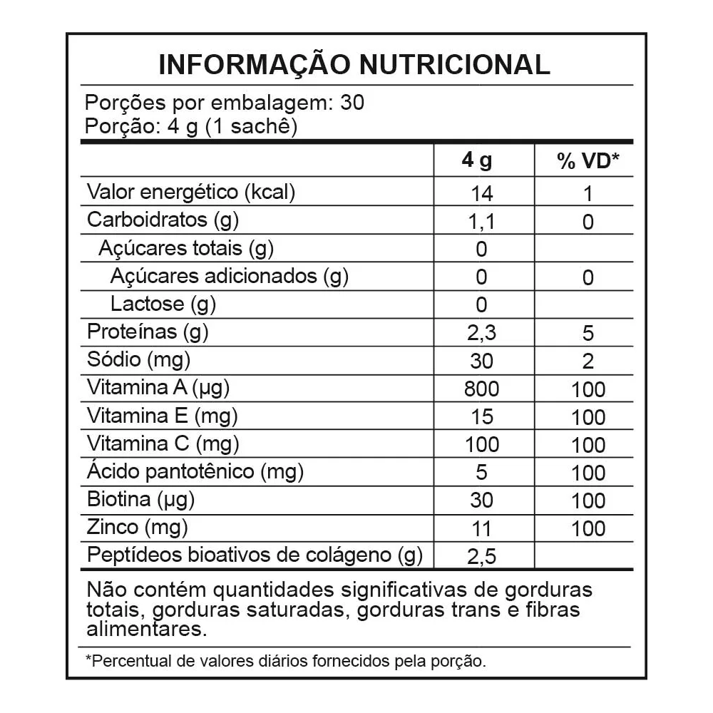 Colágeno Hidrolisado Verisol® Red Berries Sanavita 30 Sachês (2,8g cada)