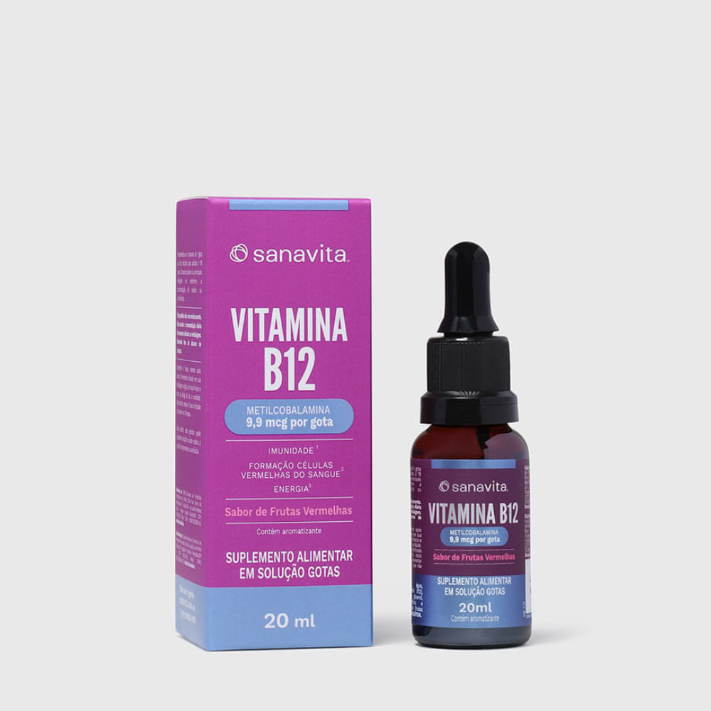 Suplemento Nutricional Vitamina B12 Sanavita 20ml