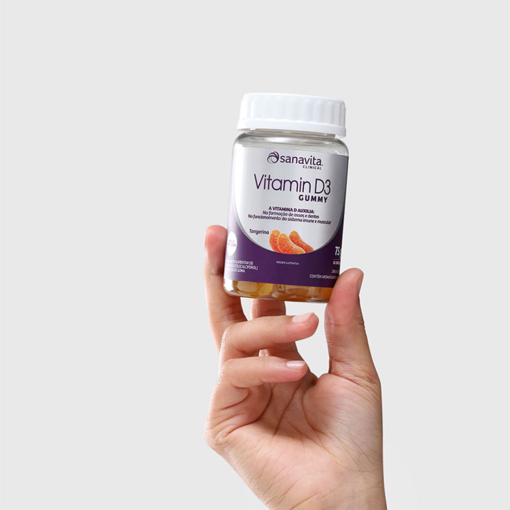 Vitamin D3 Gummy Sanavita Tangerina 75g