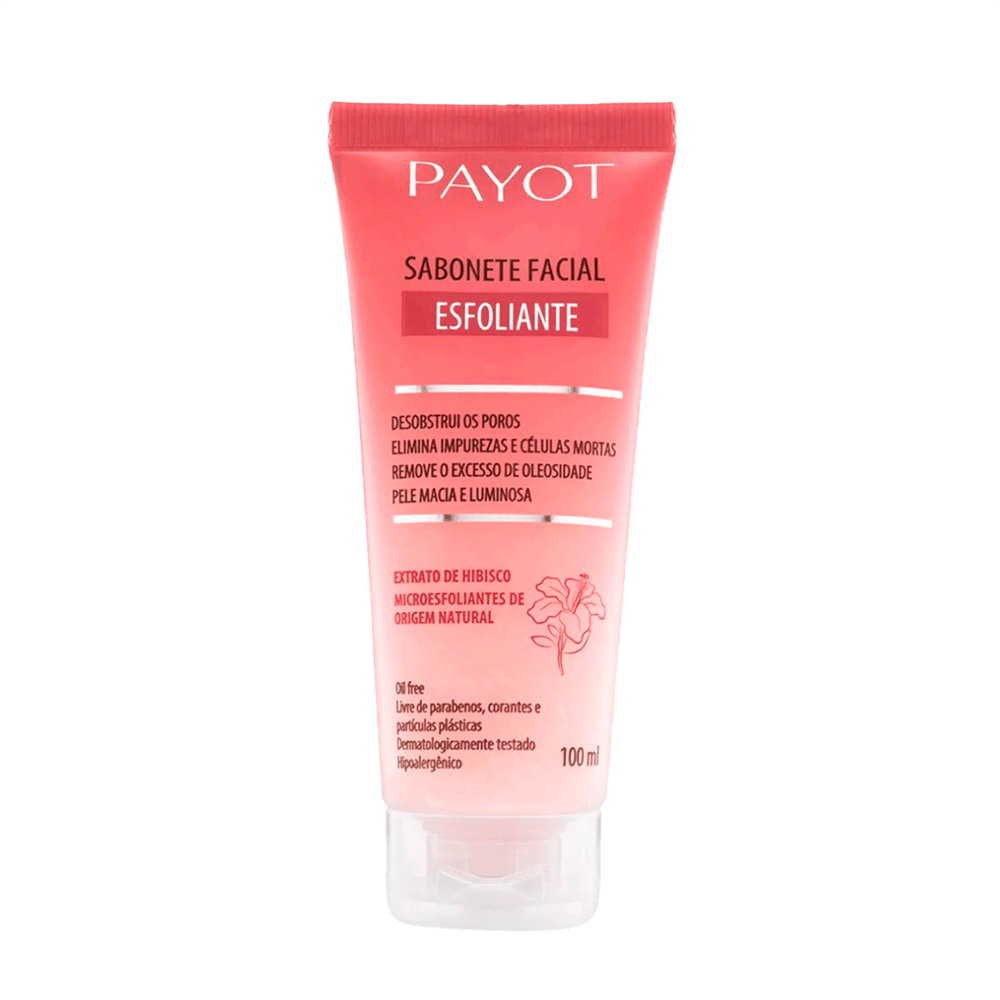Sabonete Líquido Esfoliante Facial Extrato De Hibisco Oil Free Payot 100ml