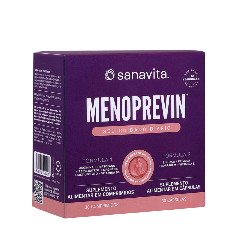 Menoprevin Seu Cuidado Diário Display 30 Cápsulas + 30 Comprimidos