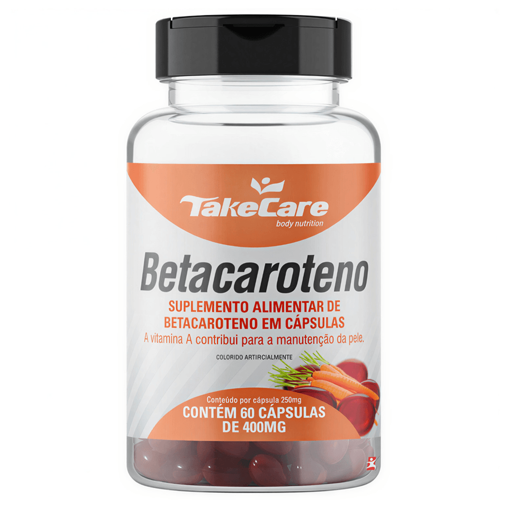 Betacaroteno Fonte De Vitamina A Take Care 60 Cápsulas Softgel