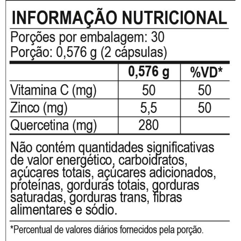 Quercetina 60 cápsulas