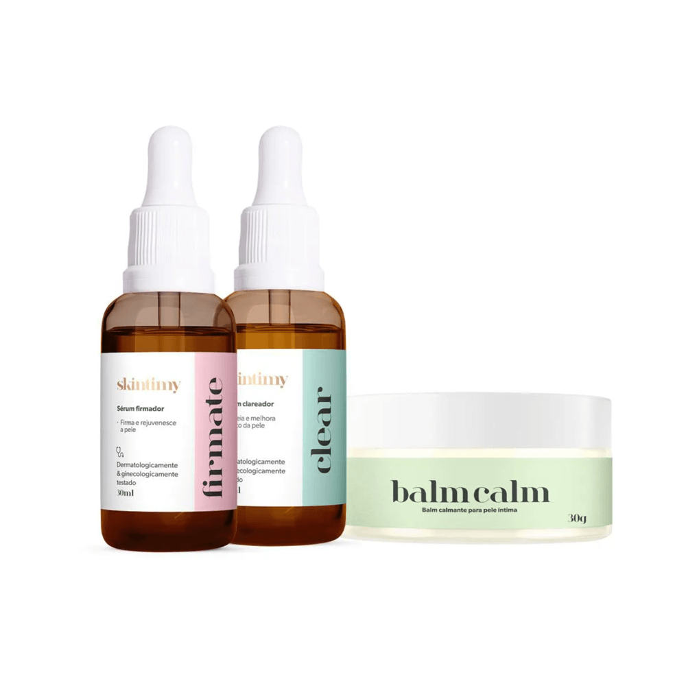 Kit Firmate + Clear + Balm Calm Skintimy