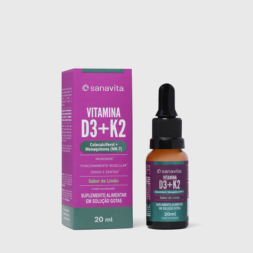 Suplemento Nutricional Vitamina K2+D3 20ml