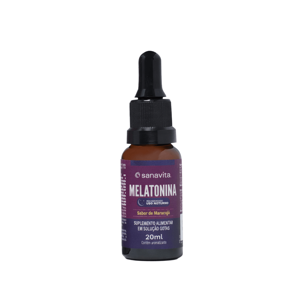 Melatonina Em Gotas Sanavita Sabor Maracujá 20ml