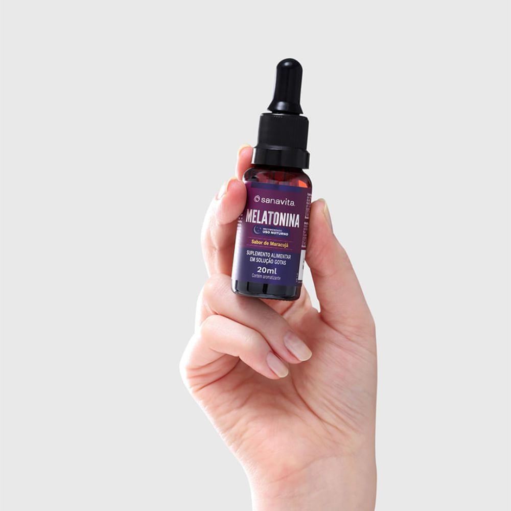 Melatonina Em Gotas Sanavita Sabor Maracujá 20ml