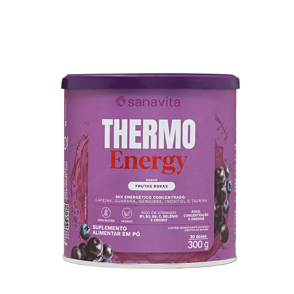 Thermo Energy Sanavita Frutas Roxas 300g