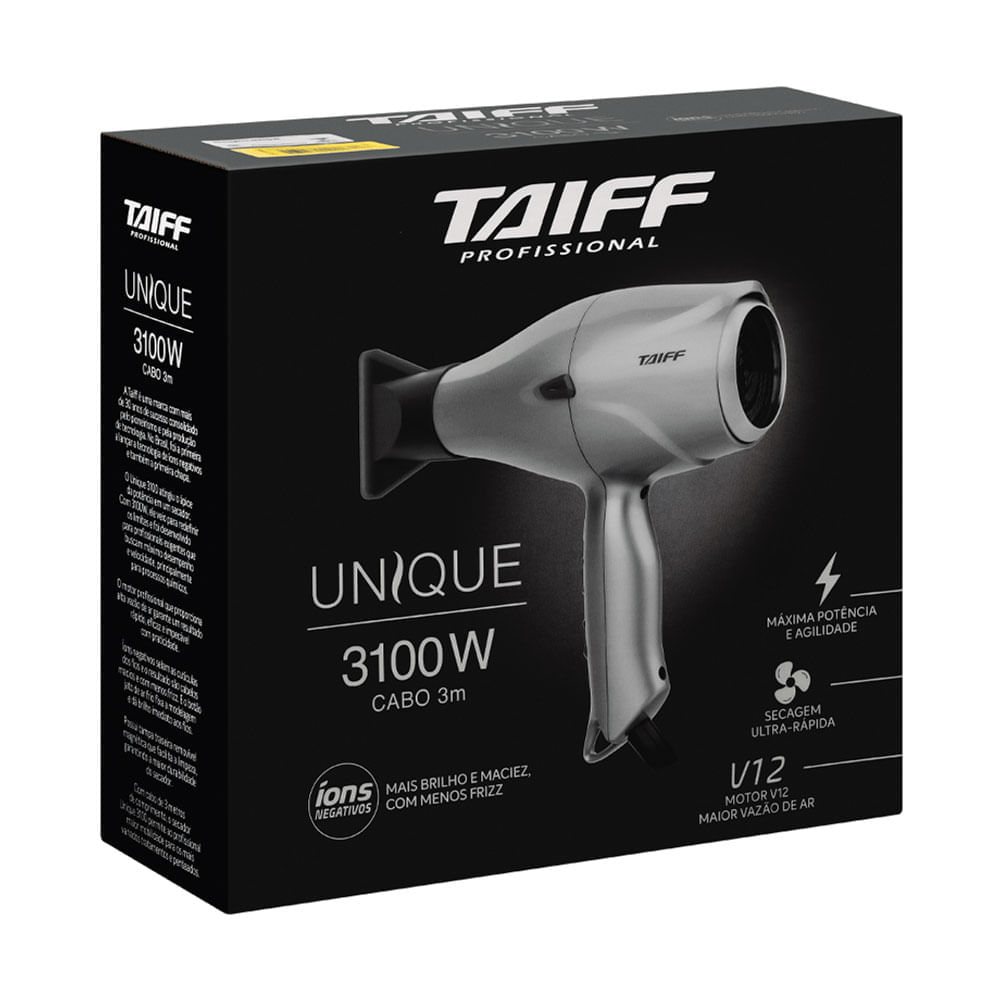 Secador Profissional Unique Taiff 3100W 220V