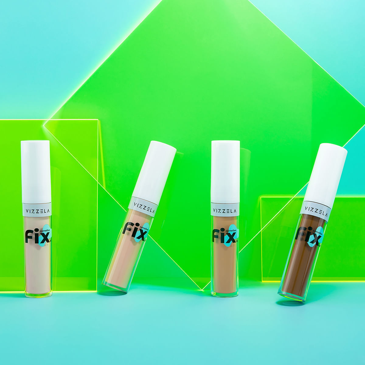 Corretivo Líquido Matte Fix Vizzela 7g Cor 01