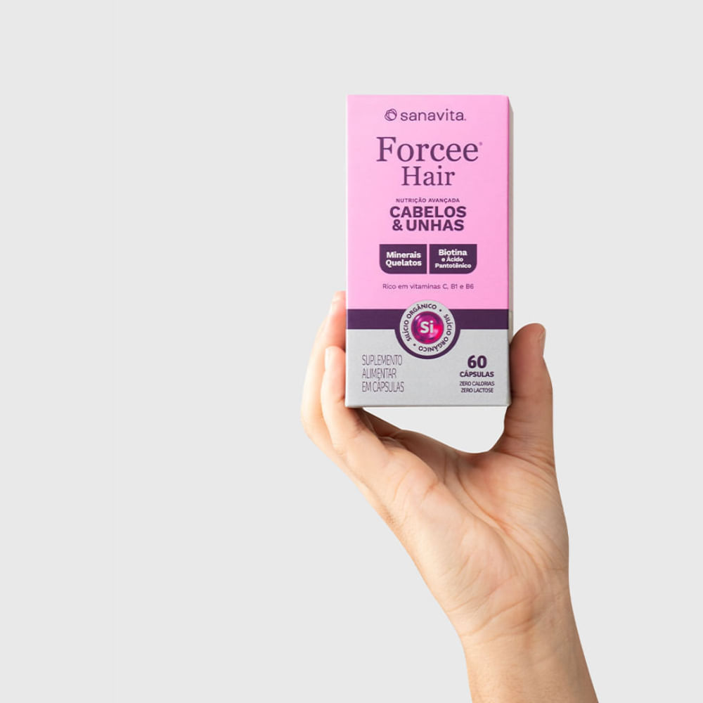 Forcee Hair Frasco 60 cápsulas 30 Doses