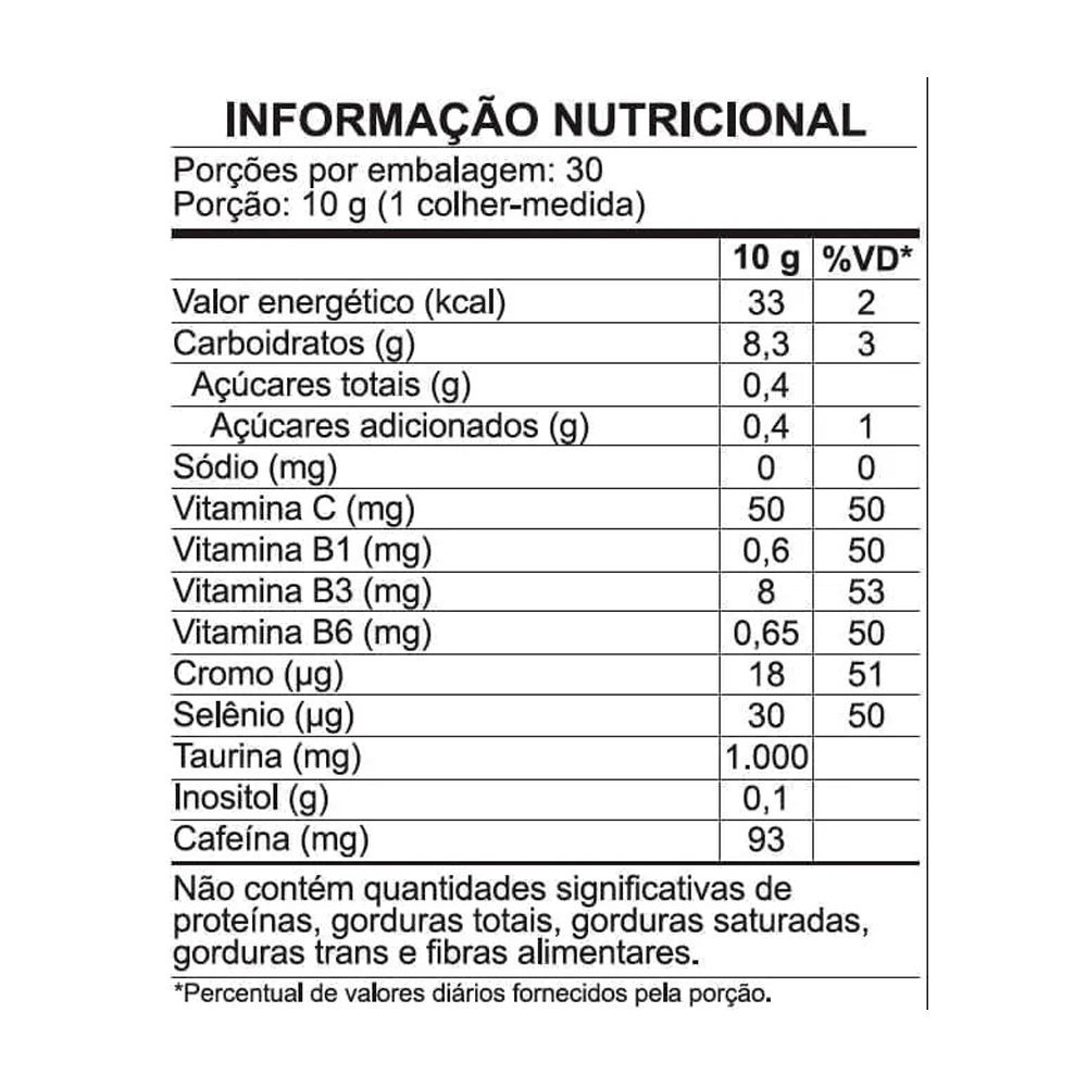 Pré-treino Thermo Energy Sanavita Abacaxi com Hortelã 300g