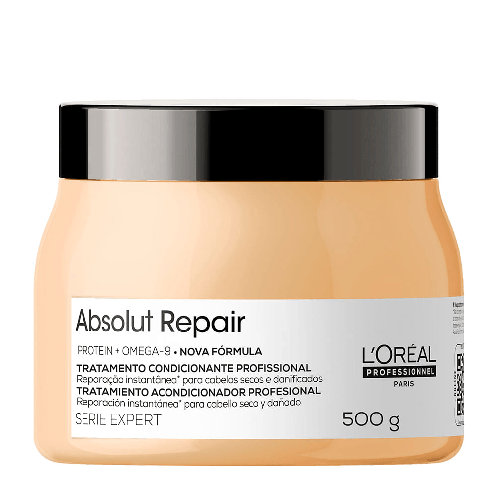 Máscara De Reparação L'oréal Professionnel Serie Expert Absolut Repair Gold Quinoa 500g