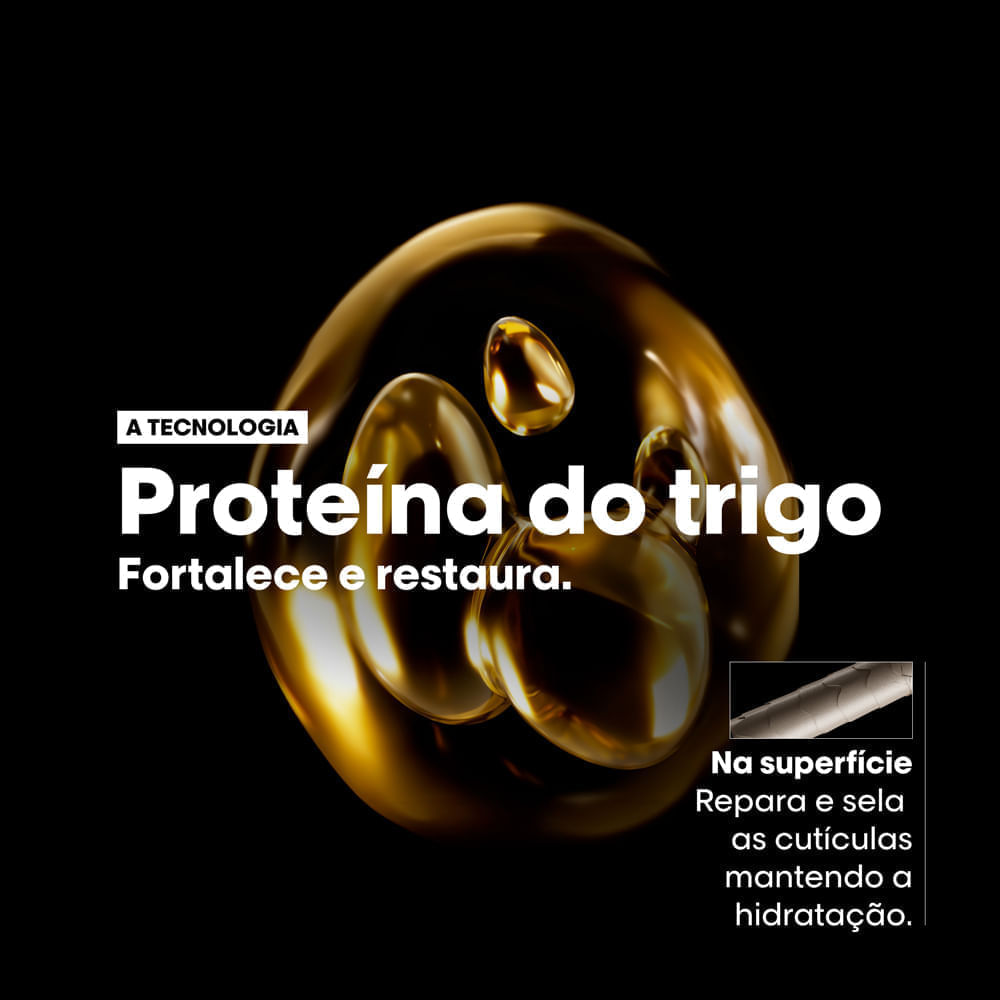 Máscara de Reparação L'Oréal Professionnel Serie Expert Absolut Repair Gold Quinoa 500g