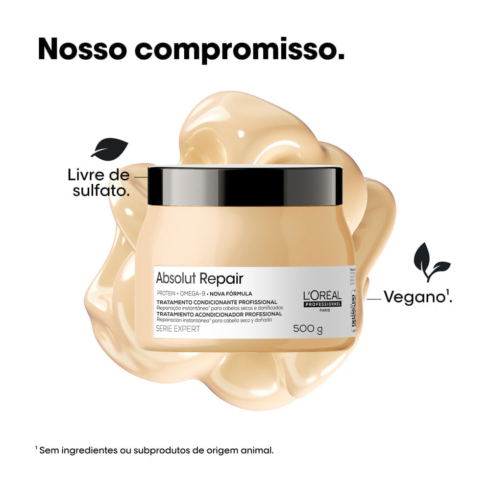 Máscara de Reparação L'Oréal Professionnel Serie Expert Absolut Repair Gold Quinoa 500g