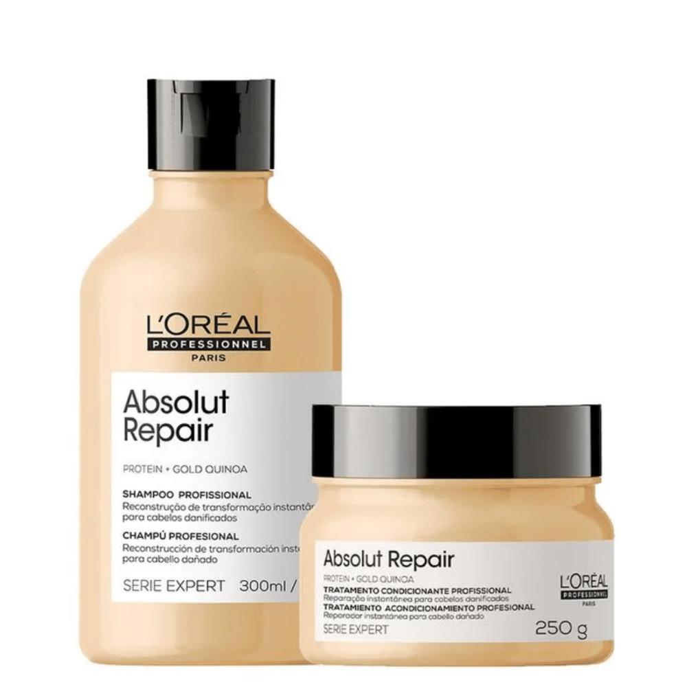 Kit Shampoo 300ml + Máscara 250ml Absolut Repair  L’oréal Professionnel