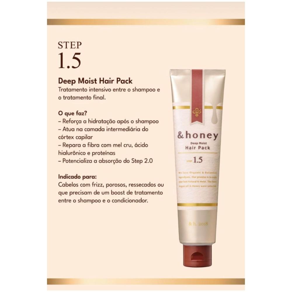 Máscara Capilar Deep Moist Hair Pack Honey 130g