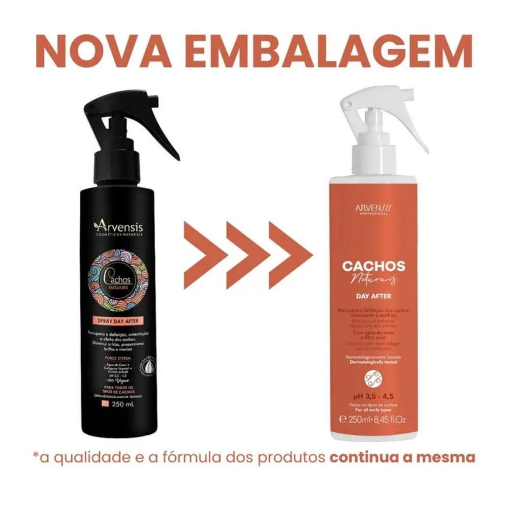 Finalizador Day After Cachos Naturais Professional Arvensis 250ml