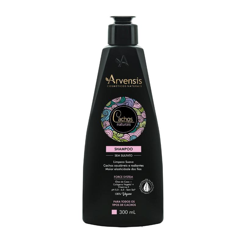 Shampoo Sem Sulfato Cachos Naturais Arvensis 300ml
