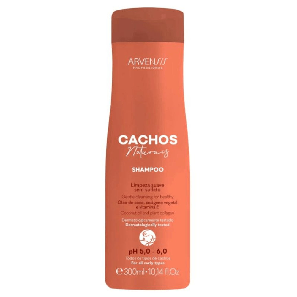 Shampoo Sem Sulfato Cachos Naturais Arvensis 300ml