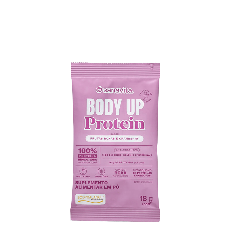 Body Up Protein Frutas Roxas E Cranberry Sachê 18g