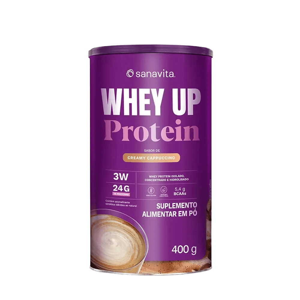 Whey Up Protein Sanavita Creamy Cappuccino 400g