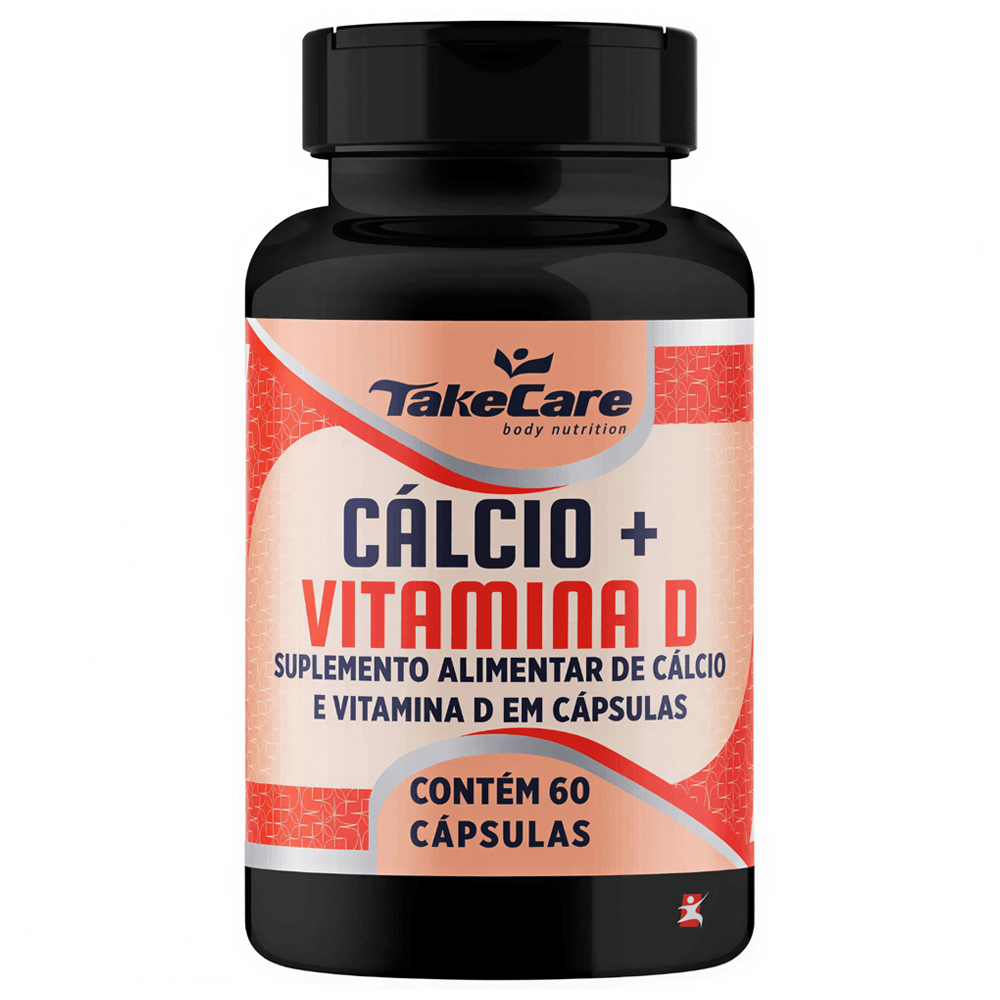 Cálcio + Vitamina D Take Care 60 Cápsulas