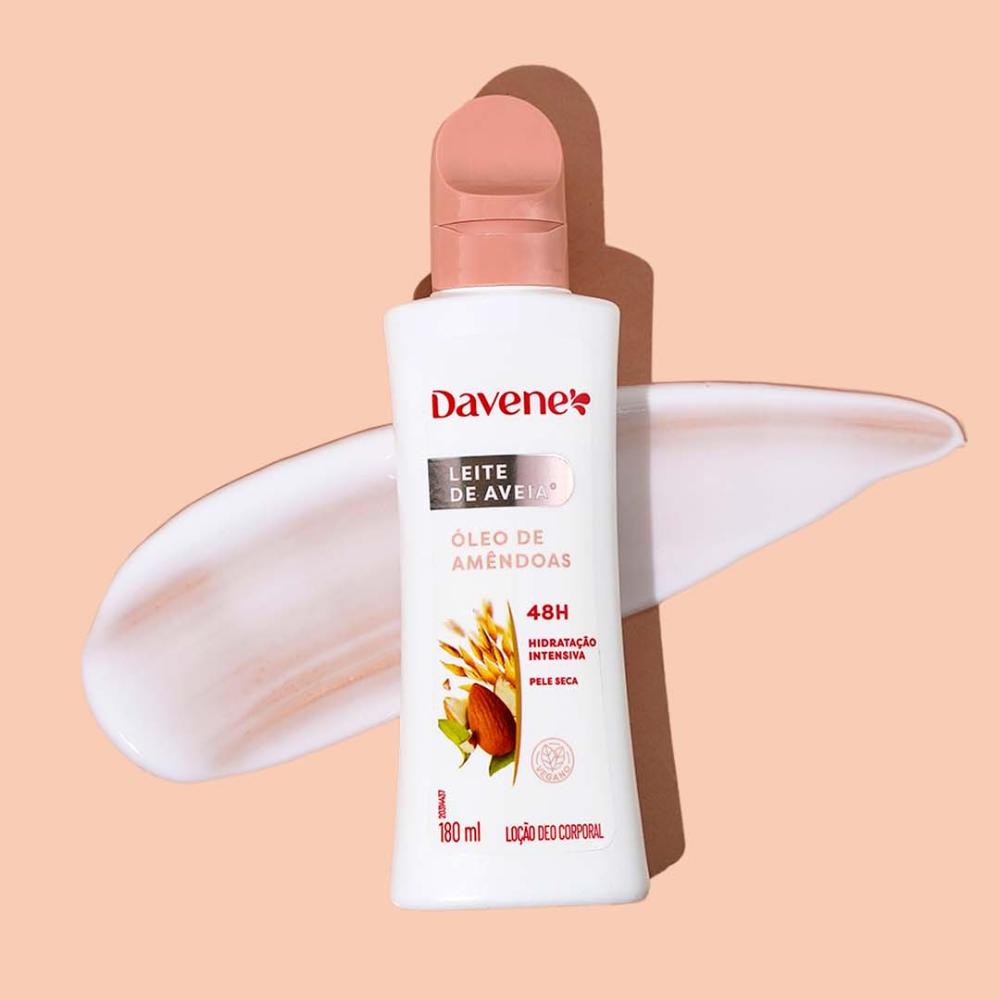 Hidratante Corporal Leite de Aveia Óleo de Amêndoas Davene 400ml