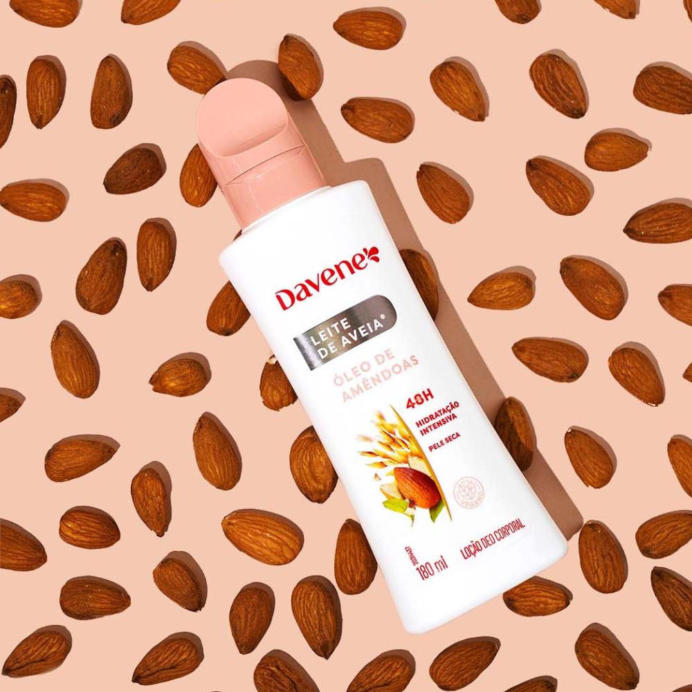 Hidratante Corporal Leite de Aveia Óleo de Amêndoas Davene 400ml