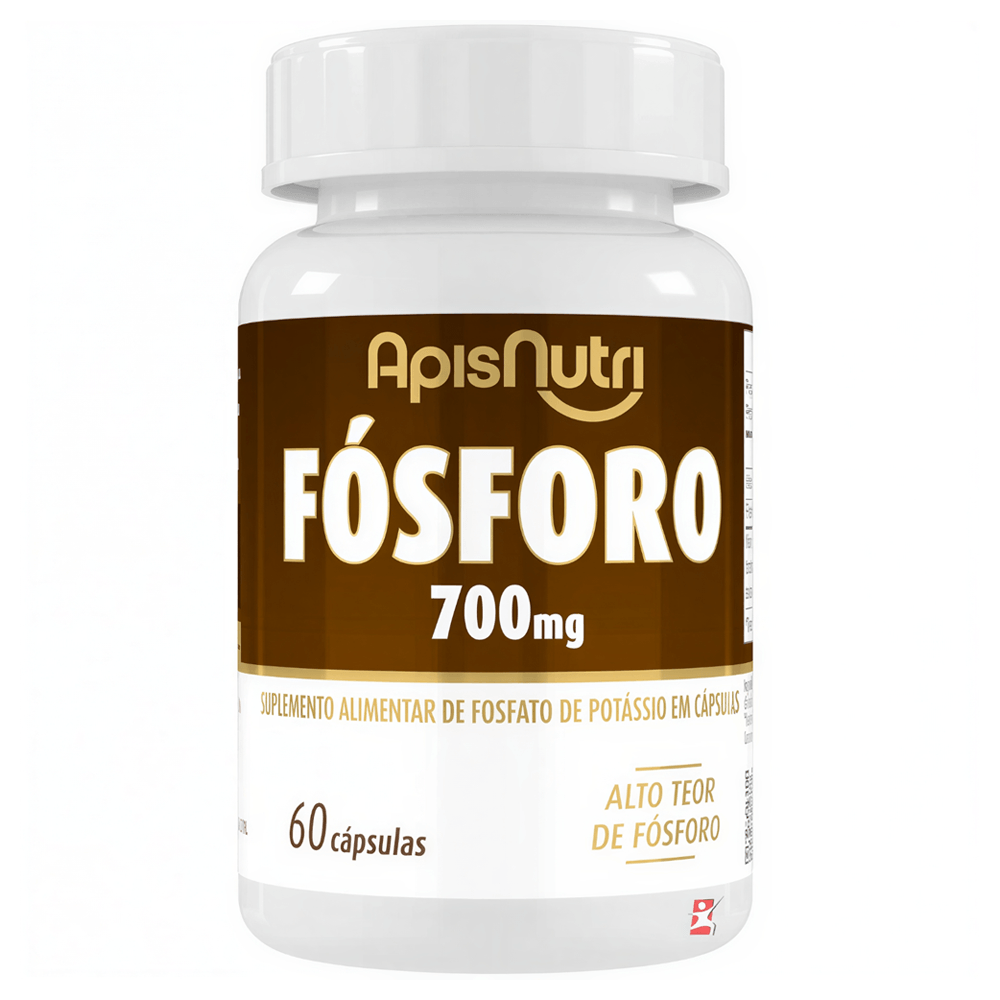 Fósforo 700mg Apisnutri 60 Cápsulas