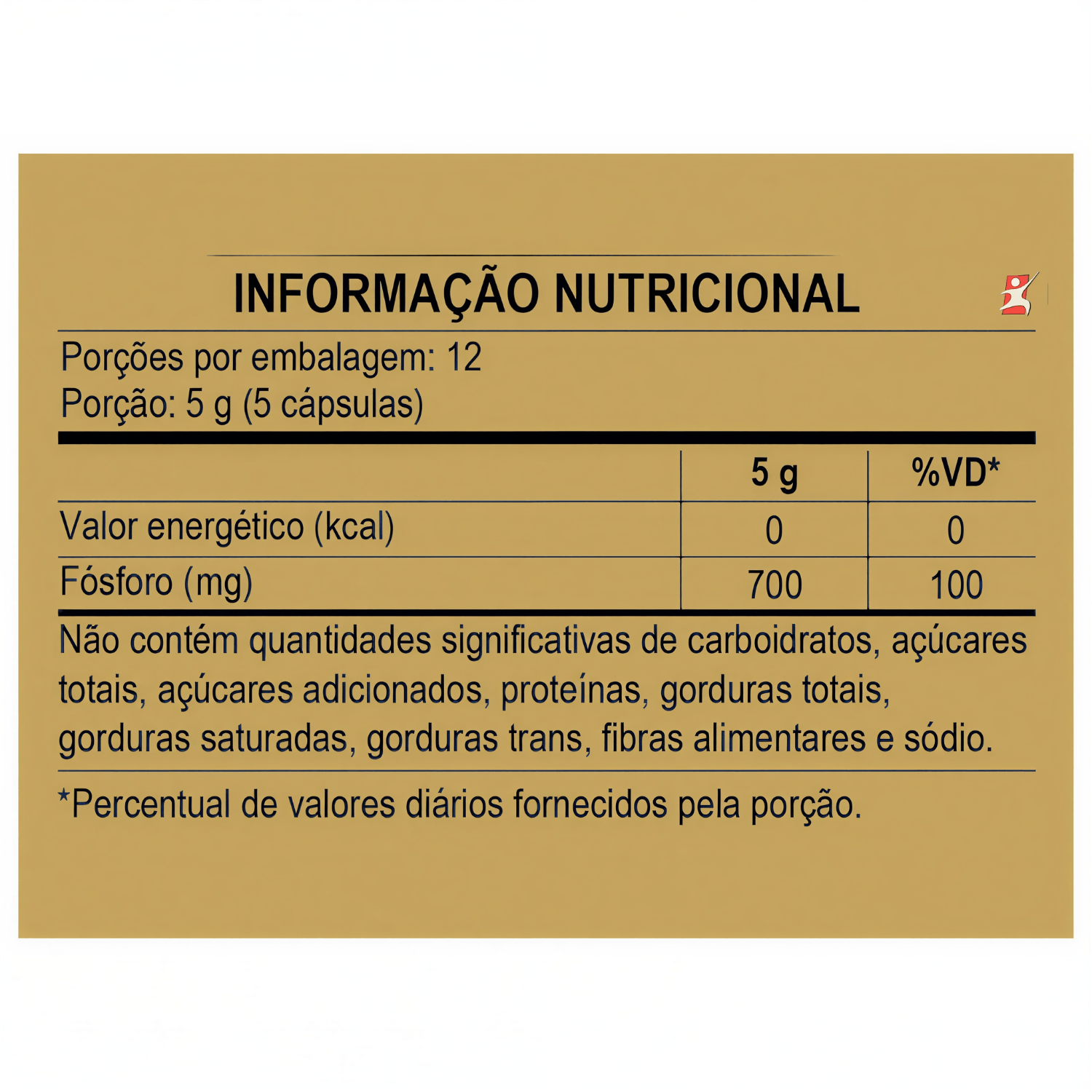 Fósforo 700mg Apisnutri 60 Cápsulas