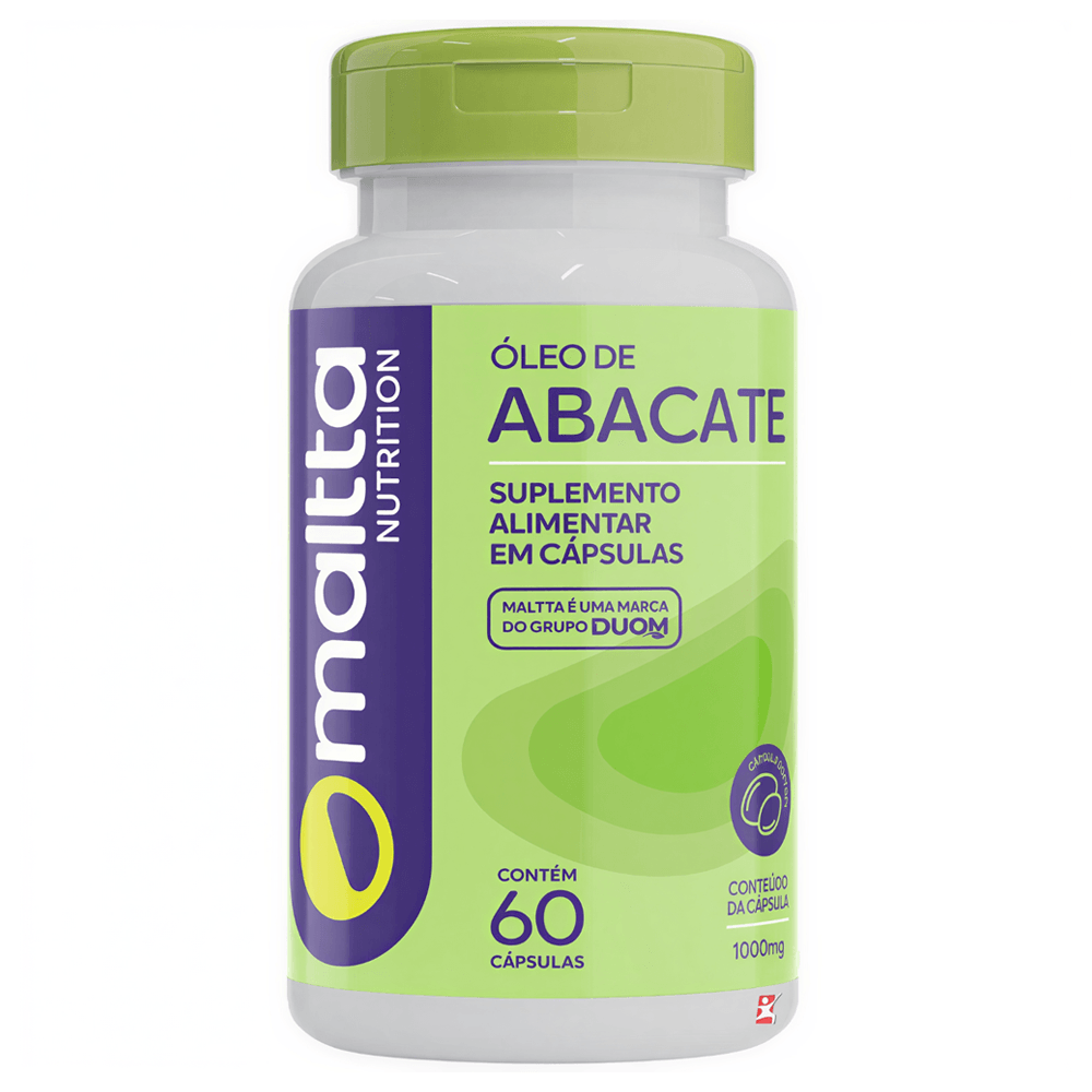 Óleo De Abacate Maltta Nutrition 60 Cápsulas