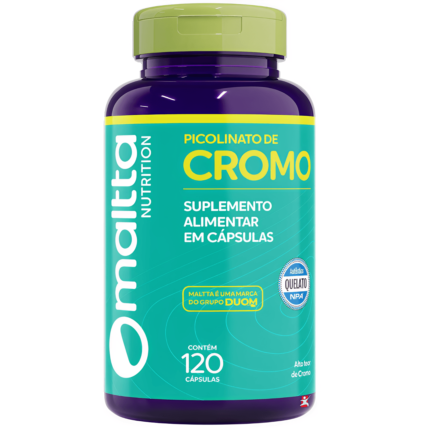 Kit 2 Picolinato De Cromo Maltta Nutrition 120 Cápsulas