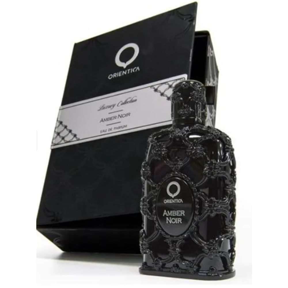 Perfume Unissex Árabe Noir Amber Luxury Collection Orientica Eau de Parfum 80ml