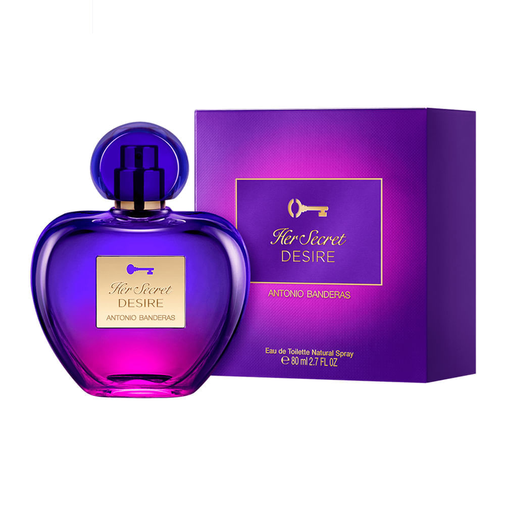 Perfume Feminino Banderas Her Secret Desire Eau de Toilette 80 ml
