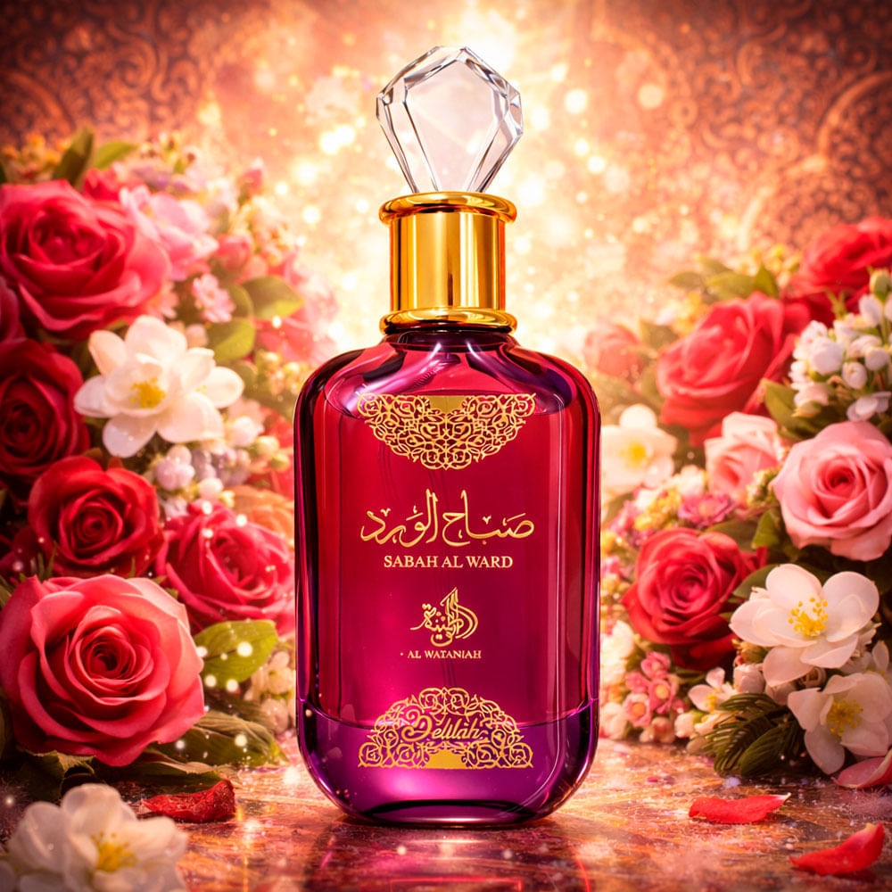Perfume Feminino Árabe Sabah Al Ward Delilah Al Wataniah  Eau de Parfum 100ml
