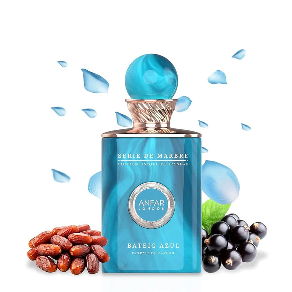 Perfume Unissex  Extrait De Parfum Serie De Marbre Bateig Azul Anfar London 100ml