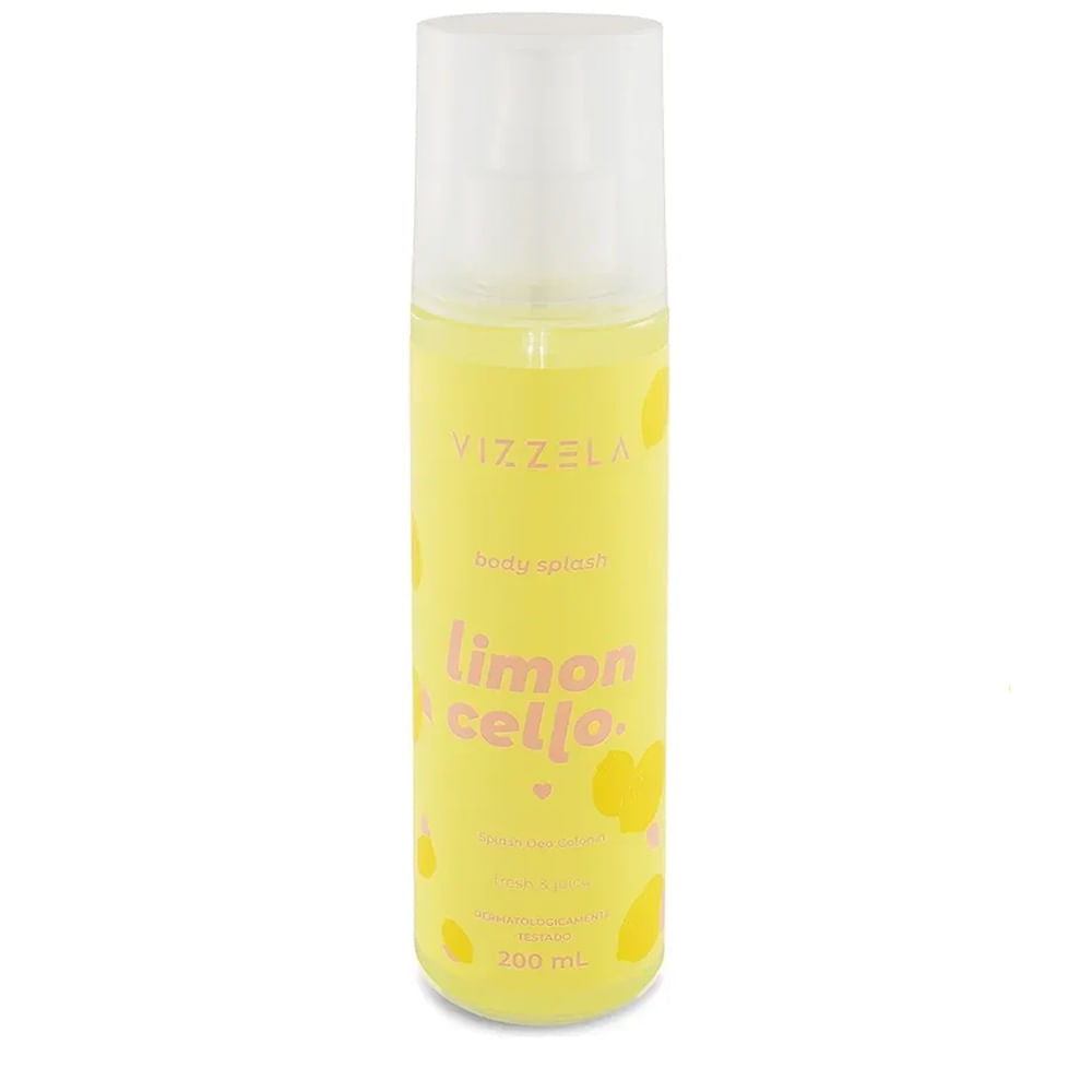 Body Splash Deo Colonia Limoncello Vizella 200ml