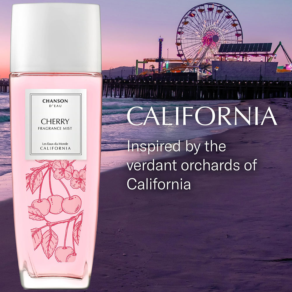 Body Splash Cherry California Chanson D'Eau 75ml