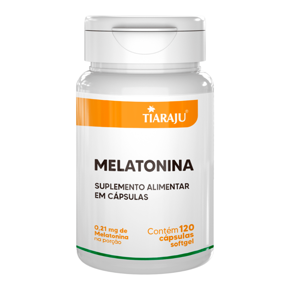Melatonina Pura Tiaraju 120 Cápsulas Softgel